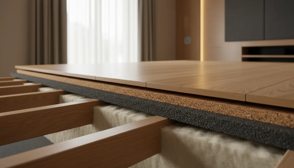 Isolation phonique sur plancher bois : matériaux et techniques 2026